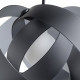 Lampada a sospensione con diffusore in plexiglass dal design moderno