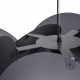 Lampada a sospensione con diffusore in plexiglass grande dal design modeno