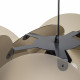 Lampada a sospensione con diffusore in plexiglass grande dal design modeno