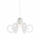 Lampada a sospensione con diffusore in plexiglass grande