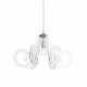 Lampada a sospensione con diffusore in plexiglass grande