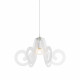 Lampada a sospensione con diffusore in plexiglass