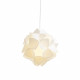 Lampada a sospensione con diffusore in PVC grande con 3 lampadine
