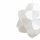 Lampada a sospensione con diffusore in PVC grande con 3 lampadine