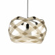 Lampada a sospensione con diffusore medio in plexiglass con 1 lampadina