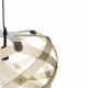 Lampada a sospensione con diffusore medio in plexiglass con 1 lampadina
