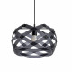 Lampada a sospensione con diffusore piccolo in plexiglass con 1 lampadina