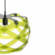 Lampada a sospensione con diffusore piccolo in plexiglass con 1 lampadina