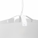 Lampada a sospensione dal design modeno con diffusore in plexiglass