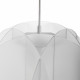Lampada a sospensione grande con diffusore in plexiglass dal design modeno