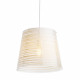 Lampada a sospensione moderna con diffusore a cono in plexiglass grande