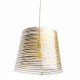 Lampada a sospensione moderna con diffusore a cono in plexiglass grande