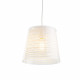 Lampada a sospensione moderna con diffusore a cono in plexiglass piccolo