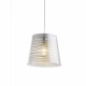 Lampada a sospensione moderna con diffusore a cono in plexiglass piccolo