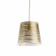 Lampada a sospensione moderna con diffusore a cono in plexiglass piccolo