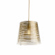 Lampada a sospensione moderna con diffusore a cono in plexiglass piccolo