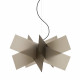 Lampada a sospensione moderna con diffusore in plexiglass grande