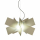 Lampada a sospensione moderna con diffusore in plexiglass grande