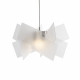 Lampada a sospensione moderna con diffusore in plexiglass