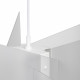 Lampada a sospensione moderna con diffusore in plexiglass