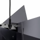 Lampada a sospensione moderna con diffusore in plexiglass