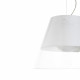 Lampada a sospensione per esterni con diffusore in plexiglass grande