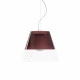 Lampada a sospensione per esterni con diffusore in plexiglass grande