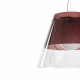 Lampada a sospensione per esterni con diffusore in plexiglass grande