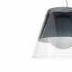 Lampada a sospensione per esterni con diffusore in plexiglass medio