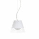 Lampada a sospensione per esterni con diffusore in plexiglass piccolo