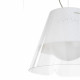 Lampada a sospensione per esterni con diffusore in plexiglass piccolo
