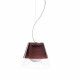 Lampada a sospensione per esterni con diffusore in plexiglass piccolo
