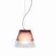 Lampada a sospensione per esterni con diffusore in plexiglass piccolo