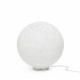 Lampada da terra da esterno con base in metallo e diffusore a boccia grande