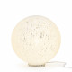 Lampada da terra da esterno con base in metallo e diffusore a boccia grande
