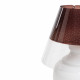 Lampada da terra da esterno con struttura in plexiglss e policarbonato