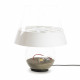 Lampada da terra da esterno in vetro diffusore in plexiglass grande 1 luce