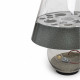 Lampada da terra grande corpo in vetro e diffusore in plexiglass con 1 lampadina