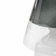 Lampada da terra moderna con diffusore in plexiglass