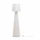 Piantana bassa con base in metallo e diffusore in PVC con 2 luci