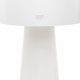 Piantana bassa con base in metallo e diffusore in PVC con 2 luci