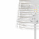 Piantana in metallo con paralume in PVC dal design moderno
