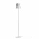 Piantana in metallo con paralume in PVC dal design moderno