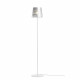 Piantana in metallo con paralume in PVC dal design moderno