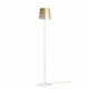 Piantana in metallo con paralume in PVC dal design moderno