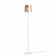 Piantana in metallo con paralume in PVC dal design moderno
