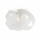 Plafoniera moderna con diffusore in plexiglass intrecciato