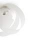 Plafoniera moderna con diffusore in plexiglass intrecciato