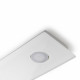 Plafoniera rettangolare con diffusore in plexiglass con 3 lampadine