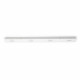 Plafoniera rettangolare con diffusore in plexiglass con 4 lampadine
